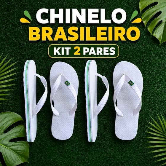 2 pares chinelo infantil menino menina do brasil masculino e feminino
