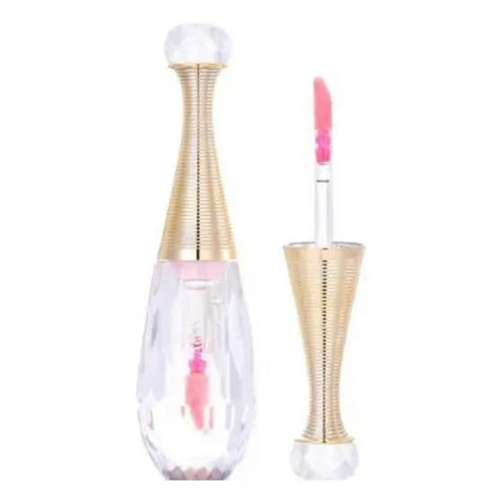 Batom Lip Gloss Diamond Gold Fashion Lips - Lóve Rain Brilho Labial LT-L772
