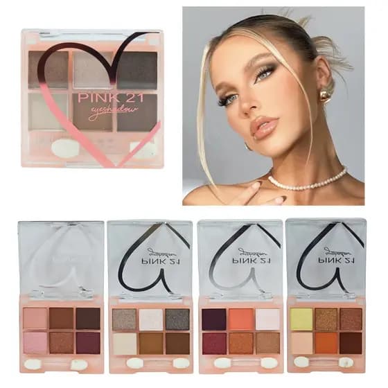 Paleta de sombra cores pink 21