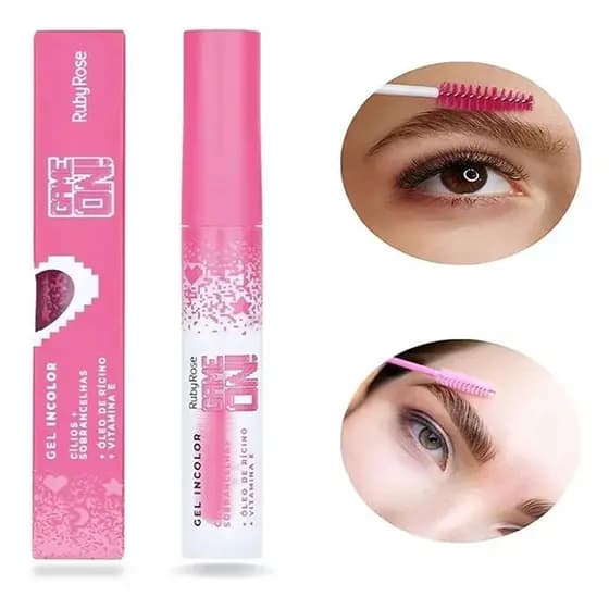 Gel para cílios e sobrancelhas game on Ruby rose