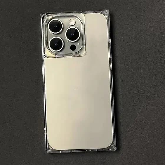 Luxo Transparente Claro Casos De Telefone Para iPhone 11 12 13 14 15 16 Pro Max Plus Silicone Macio Pára-Choques Volta C
