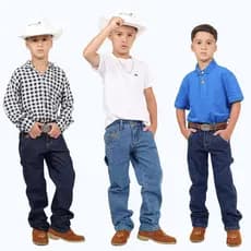 Kit 3 Carpinteiras Masculinas Infantis Cowboy Country