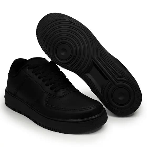 Tênis Casual Masculino Branco Clássico Solado Emborrachado Esportivo Cano Baixo Confortável Premium