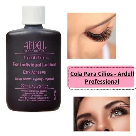 Cola Para Cílios Ardell 22ml Preta - Fixação Duradoura