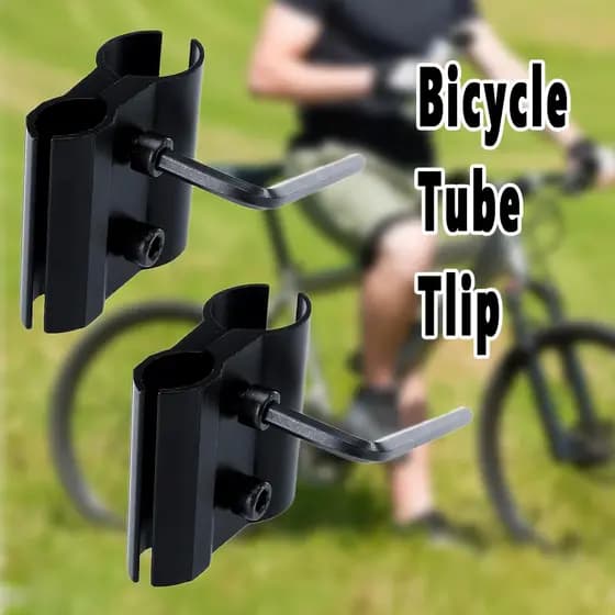 Braçadeira de Metal Suporte para Lazer e Lanterna para Bicicleta