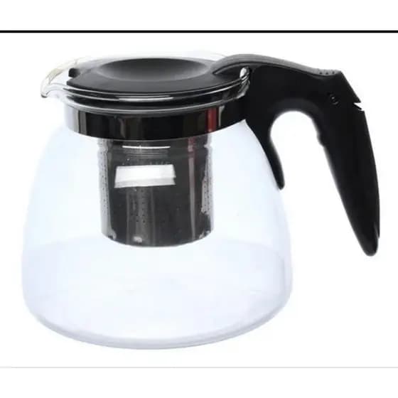 Chaleira de Vidro com Infusor Inox para Chá 950 ml – Resistente ao Calor | Design Moderno