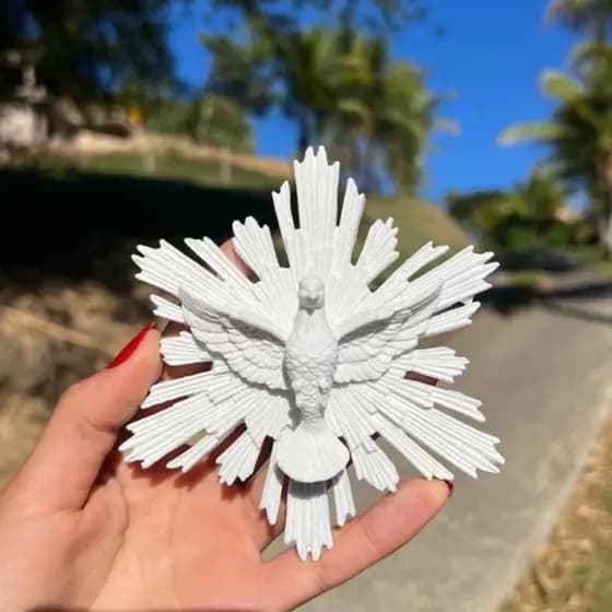 DIVINO ESPÍRITO SANTO 8CM, 3d, Espírito Santo