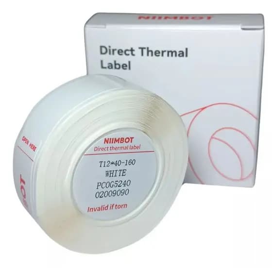 Rolo Etiqueta 12X40 Niimbot P/ Impressora D110 D11 D101 155pcs
