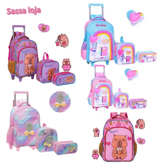 Mochila De Rodinha YEPP 47cm X30cmX18cm e só mochila costa