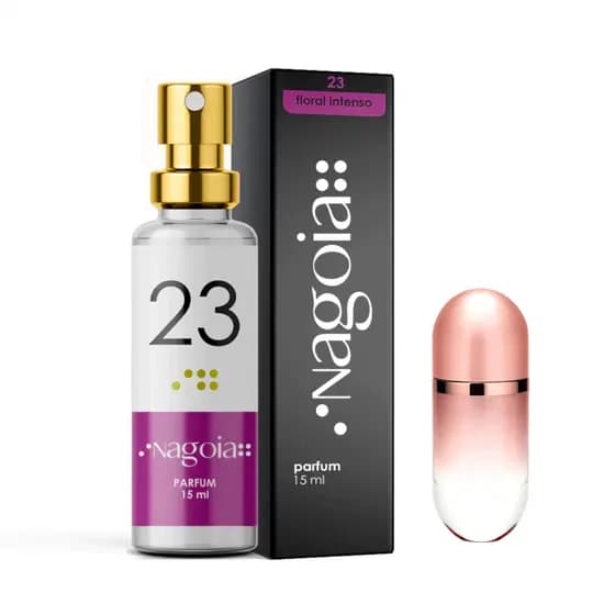 Perfume Importado Feminino 15 ml – Alta Fixação Inspirações NAGOIA 23 Vip Rose