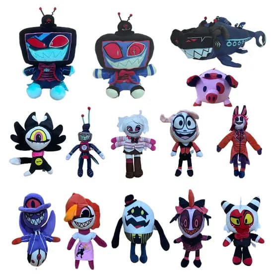 2026 Novo estilo hazbin hotel Vox pelúcia Hell Inn Walkers hotel Vox boneca de pelúcia20260720