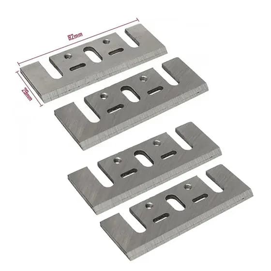 Kit 10 Laminas Faca Para Plaina 82mm HSS 2x 5 Pacote