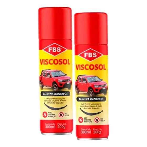 Kit com 2 Unidades de Eliminador de Rangido Viscosol 300ml
