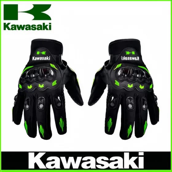 Nova Kawasaki Luvas Da Motocicleta Verão De Equitação Junta Dura Moto Táticas Para Bicicleta Sujeira Motocross ATV UTV