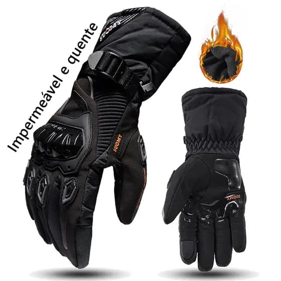 Luva Motoqueiro Luvas De Motociclismo Guantes Homens À Prova De Vento Tela Sensível Ao Toque Motocross Inverno