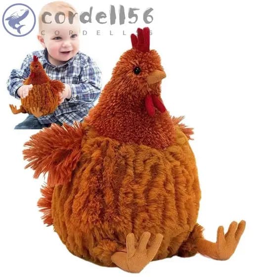 Bonecos De Pelúcia Fofos Jellycats Galinha Cecile Galo Clooney