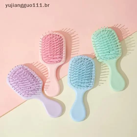 # Novo Macaron Cor Almofada De Ar Pente Antiestático Airbag Portátil Mini Escova De Cabelo Massagem Ferramenta De Estilo
