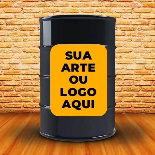 ADESIVO PERSONALIZADO TAMBOR COM ARTE INCLUSA