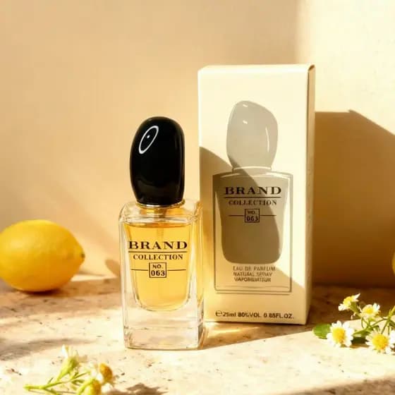 Brand Collection N°063 - Perfume Feminino de 25ml perfume pequeno para bolsa
