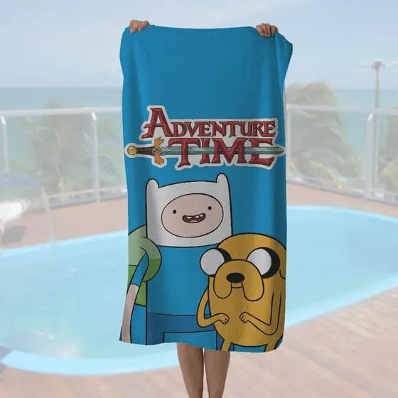 Toalha de Hora de Aventura - Praia ou Piscina - 140x70cm - Várias Estampas