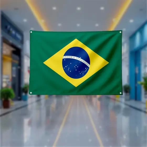 Bandeira Países das Américas | 150x90 100x60 75x45 | Poliéster Grosso, Com 4 Ilhoses | Alta Durabilidade