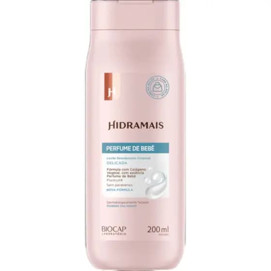 Creme Loção Corporal Hidramais Perfume de Bebê 200ml