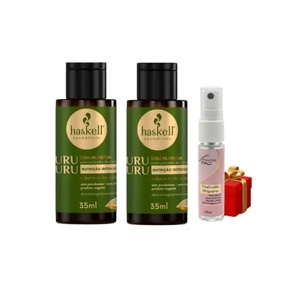 Kit 2 Reparador de pontas Seiva MuruMuru 35ml + Presente Lourre 15ml