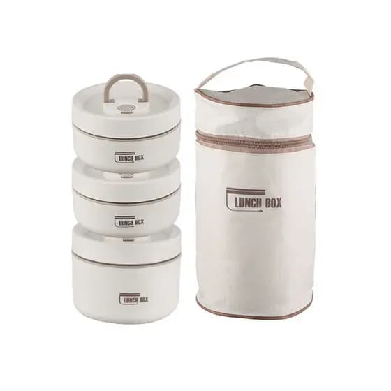 Kit 3 Marmitas Térmicas Premium+ Bolsa Térmica Para Viagem