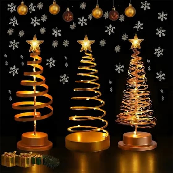 Árvore de Natal com LED Decorativa - Iluminação Charmosa para Qualquer Ambiente