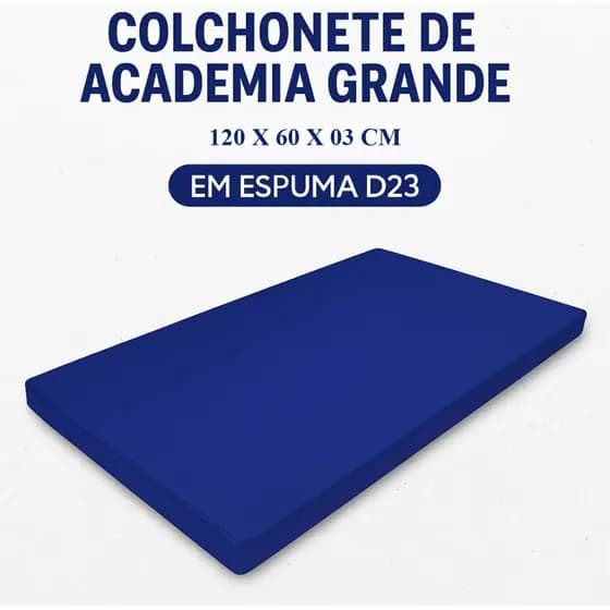 Colchonete academia pilates treino fitness abdominal ginastica D23 120x60x03