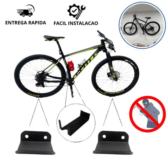 Suporte de Parede Para Bicicleta Pendurar Bike Universal
