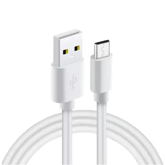 Carregador Cabo V8 cor branco