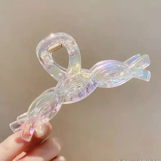 Vários estilos de presilhas de cabelo de sereia para mulheres.