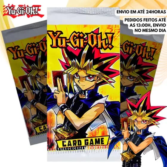 Cards Yu Gi Oh! Pacotes Fechados OL Cartas Surpresa Festa Infantil Kids