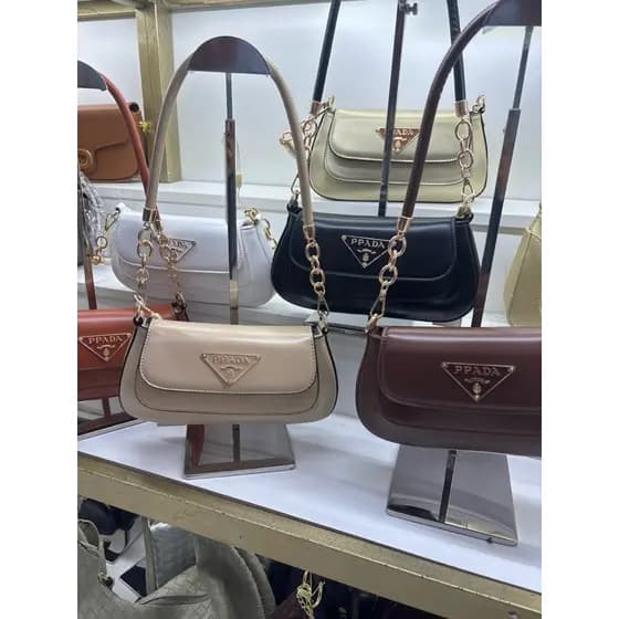 Bolsa feminina com alca longa de correte PPADA