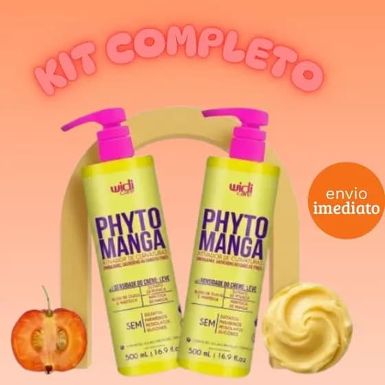 KIT 2 Shampoo Phytomanga para Curvaturas – Widi Care 500ml - OFERTA ESPECIAL