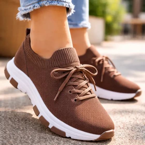 Tênis Feminino Casual Leve Macio Confortável Esportivo Trabalho Passeio Academia Envio Imediato