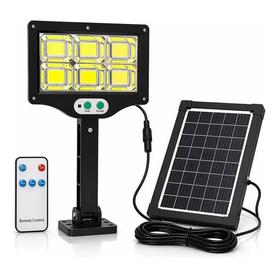 Refletor LED Solar 300W Controle Sensor Movimento Externo