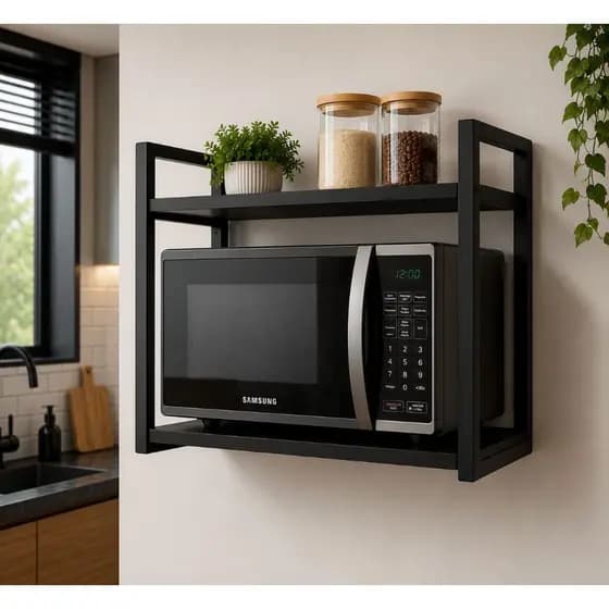 Suporte Para Micro-ondas Forno Elétrico Industrial com 2 andares