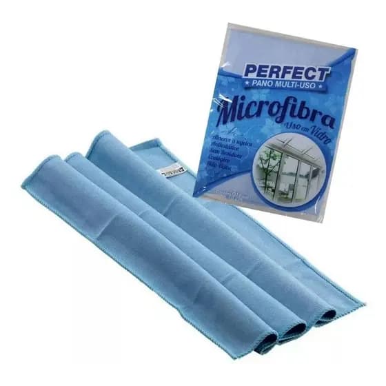 Pano Flanela Microfibra para Vidro Perfect 40x40
