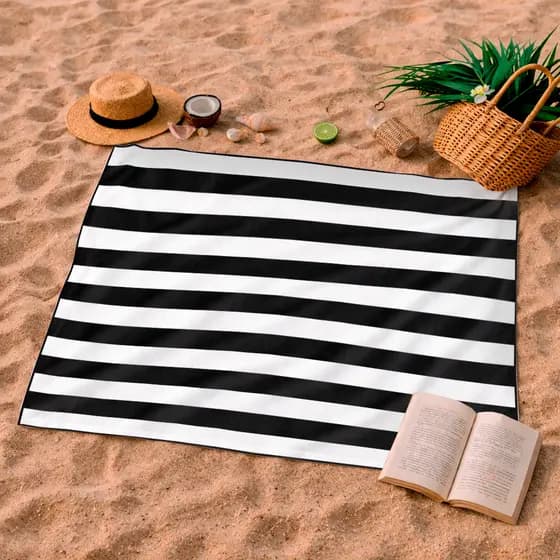 Canga de Praia Tema Listras Verao Estampada Moda Saida Piscina