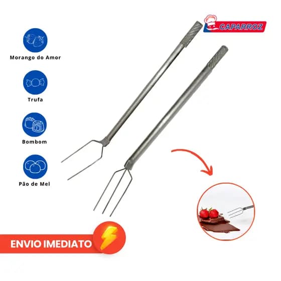 Kit de Garfo Para Bombom de 2 e 3 Pontas