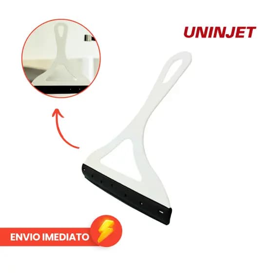 Rodinho De Pia Plástico 15cm Branco Uninjet