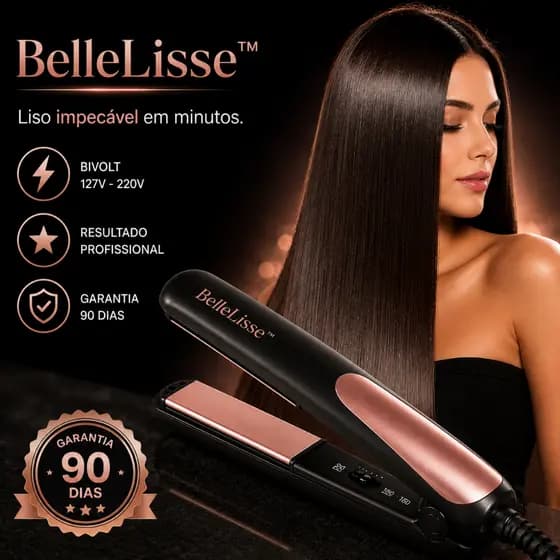 Chapinha Para Cabelo Profissional Bivolt 50W Rosa Alisadora Portátil Sem Frizz
