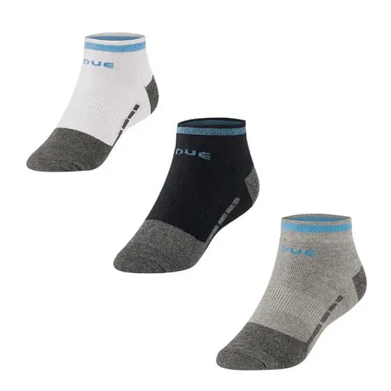 Meia sapatilha masculina tamanho especial - 1 kit com 3 pares sortidos