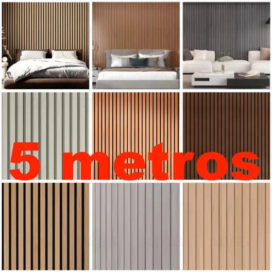 Papel de Parede Decoração 5 METROS x 45CM Adesivo Autocolante Sala Quarto Cozinha Banheiro