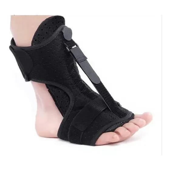 1pcs Órtese Noturna Fascite Esporão Plantar Preto Tornozelo Ajustável