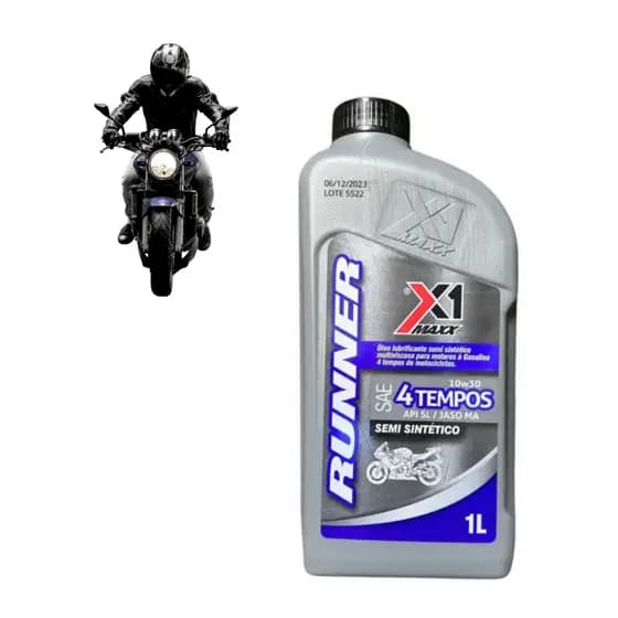 OLEO LUBRIFICANTE 10W30 4T SEMI SINTETICO ÓLEO PARA MOTOR DE MOTOS 1 LITRO