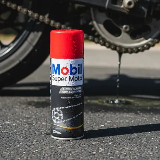 Lubrificador Correntes Sprai Chain Lube Super Moto 200ml Chain Lub - Mobil Original Barato