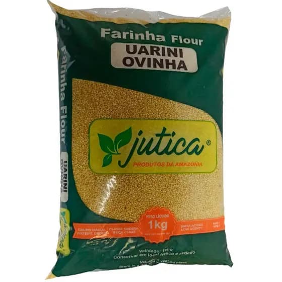 Farinha de Mandioca ovinha 1 kg Jutica - Uarini Postagem Imediata